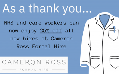 25% DISCOUNT FOR NHS AND CARE WORKERS