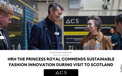 HRH The Princess Royal commends sustainable fashion innovation during visit to Scotland