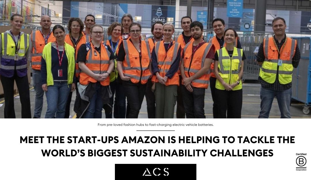 From pre-loved fashion hubs to fast-charging electric vehicle batteries - meet the start-ups Amazon is helping to tackle the world’s biggest sustainability challenges